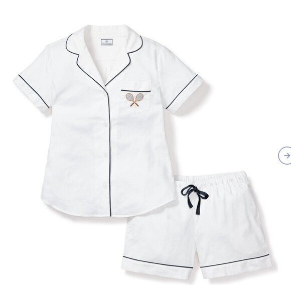 Petite Plume Other - Petite Plume White Cotton sleep set, size S